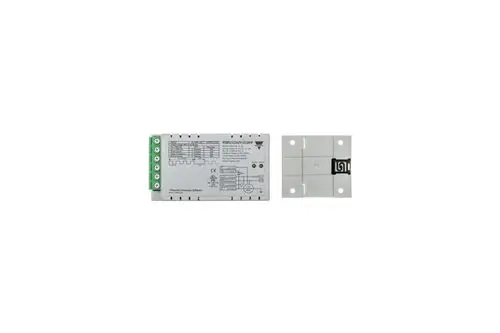 Brötje Sanftanlasser mit Anschlussklemmen und einem Kunststoffgehäuse, das für elektrische Anwendungen in Heizsystemen ausgelegt ist.