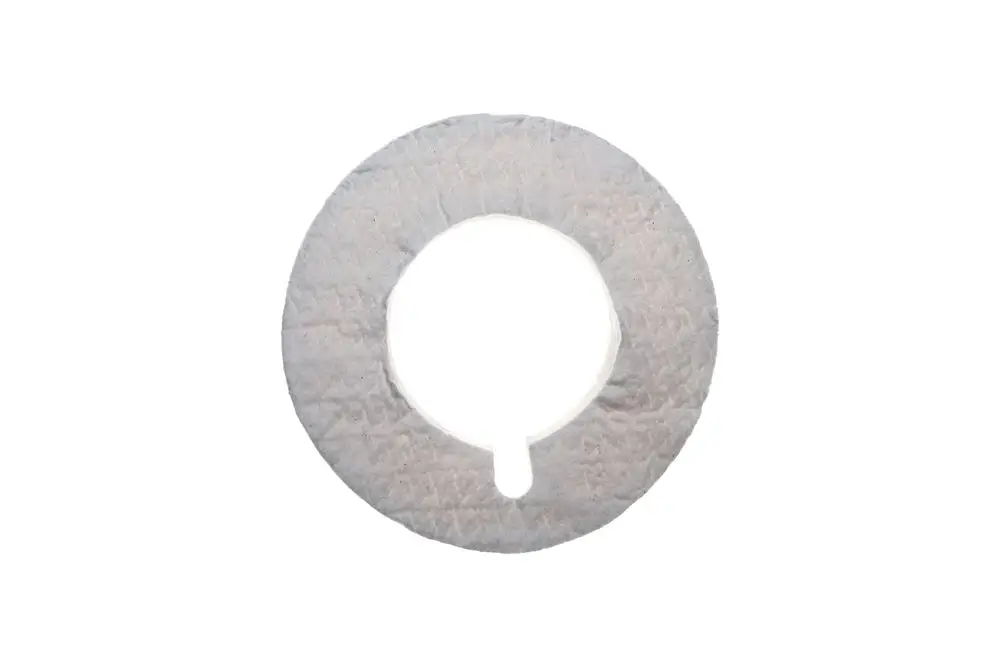 Isolierung für einen Brennkammerdeckel von Brötje, runde Form mit zentralem Loch, in hellem Material.