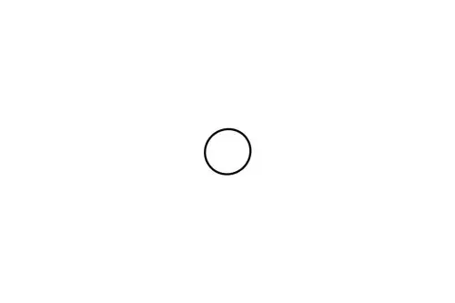 Schwarzer O-Ring auf weißem Hintergrund, geeignet für Brötje Filtertassen, in kreisförmiger Form und einheitlicher Dicke.