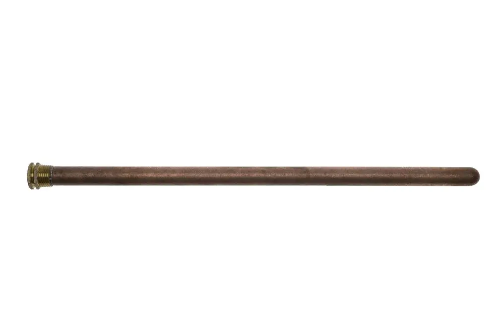 Brötje Tauchhülse in länglicher Form mit gewindeartigem Ende, aus Metall gefertigt, ohne erkennbare Maße oder Produktbezeichnung.