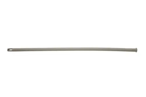 Langgestrecktes Einlaufrohr in neutraler Farbe, möglicherweise von Brötje, geeignet für Kaltwasseranwendungen. Das Rohr hat an einem Ende eine Öffnung.