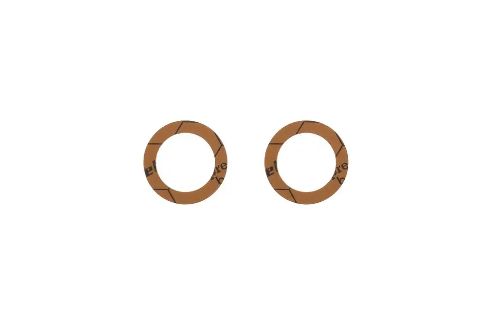 Dichtung von Brötje, in Form eines braunen O-Rings mit schwarzem Druck, auf weißem Hintergrund, zeigt eine runde und flache Bauform.