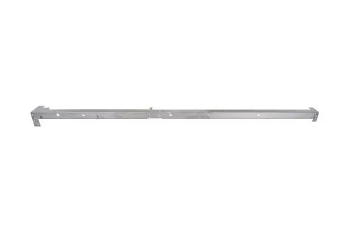 Brötje-Ecksteher in rechteckiger Form, aus Metall gefertigt, mit Befestigungsbohrungen und einem länglichen, flachen Design.