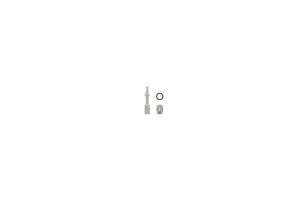 Brötje Schnellverschluss aus Metall mit einer kleinen Schelle und einem Gummiring, in neutralem Design auf hellem Hintergrund dargestellt.