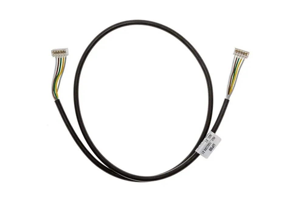 Brötje Bus-Kabel mit zwei Steckverbindern, bestehend aus mehreren drähten in verschiedenen Farben, für die Verbindung von Bedienteilen.