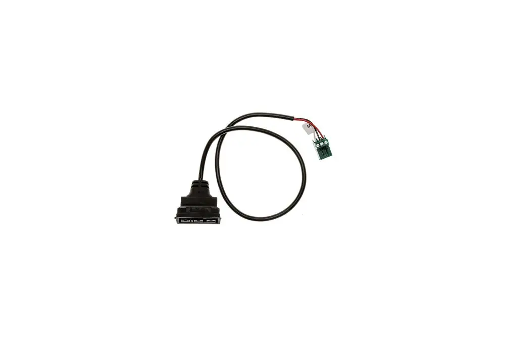 Brötje Verbindungskabel mit einem Stecker und zwei Anschlüssen, verlegt für den Anschluss eines 3-Wege-Ventils, geeignet für Heizungsanwendungen.