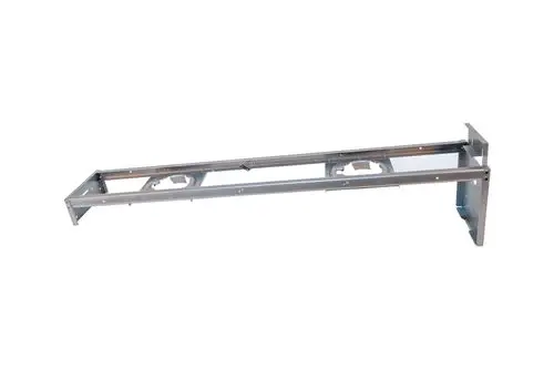 Brötje Halter für einen Gebläsemotor, aus Metall, mit Montageschienen zur Befestigung, in einem neutralen Design ohne spezifische Maße.