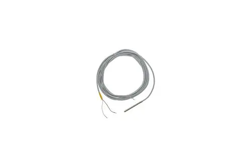 Temperaturfühler mit langem Kabel, hergestellt von Brötje. Der Sensorkopf ist dünn und aus Metall, ideal für Temperaturmessungen in verschiedenen Anwendungen.
