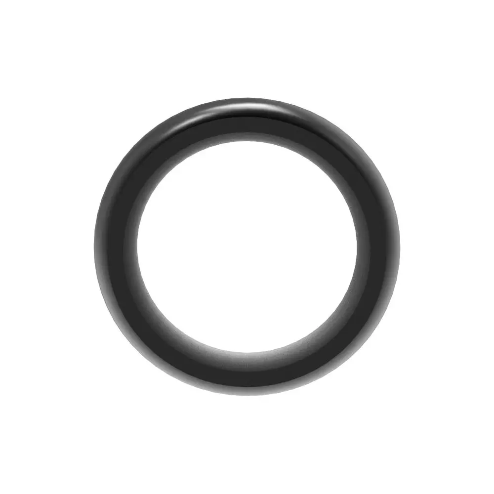 Schwarzer O-Ring von Brötje auf weißem Hintergrund, zylindrische Form ohne erkennbare Maße.