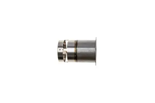 Metallisches Brennerrohr mit Schweißnähten, Teil eines Heizsystems. Geeignet für Brötje Produkte. Klarer zylindrischer Aufbau, ohne erkennbare Maße oder spezifische Markierungen.