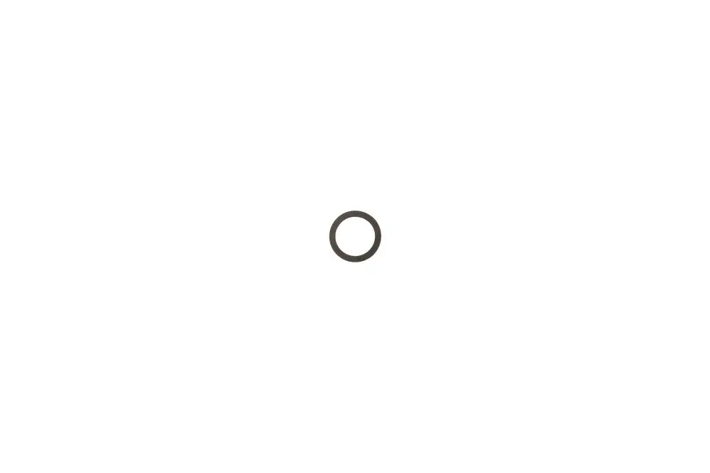 Schwarze Dichtung von Brötje in Form eines kleinen Rings auf hellem Hintergrund.