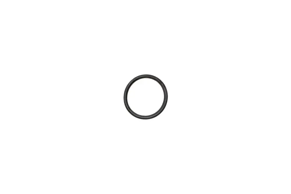 Schwarze Dichtung in Form eines Rings, geeignet für Heizsysteme, möglicherweise von der Marke Brötje, zur Verwendung im Wärmetauscher.