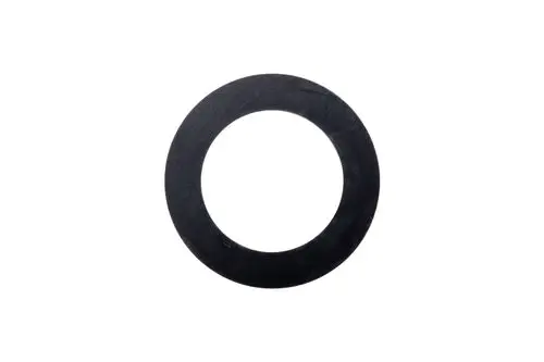 Schwarze Dichtung von Brötje in Form eines Rings mit mittigem Loch, flach und einheitlicher Oberfläche.