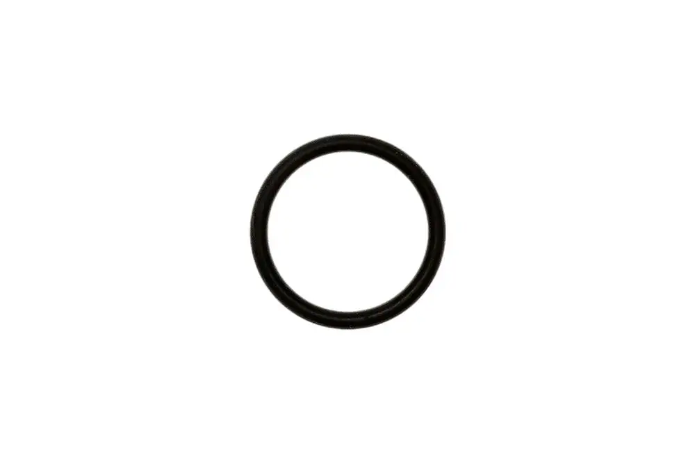 Schwarzer O-Ring von Brötje, rund und dünn, auf weißem Hintergrund. Ideal für Dichtungsanwendungen.