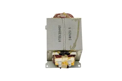 Brötje Drosselgerät mit rechteckiger Metallhülle und elektrischen Anschlüssen, sichtbar sind Wicklungen in orange und rot.
