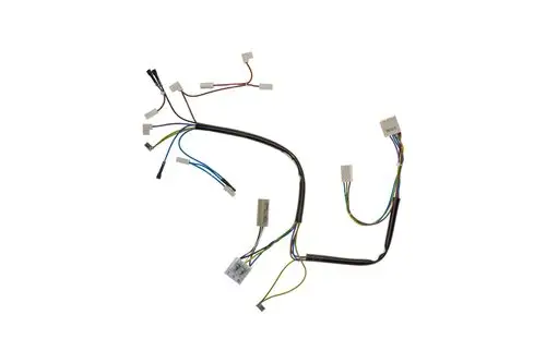 Kabelbaum von Brötje mit mehreren farbigen Kabeln und Steckverbindern, zur elektrischen Verbindung innerhalb von Heizsystemen oder ähnlichen Geräten.