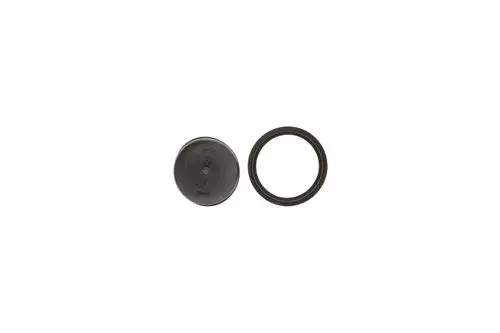 Brötje Verschlussdeckel mit Dichtung, rundes Design, in Schwarz, geeignet für die Abdichtung von Behältern oder ähnlichen Anwendungen.