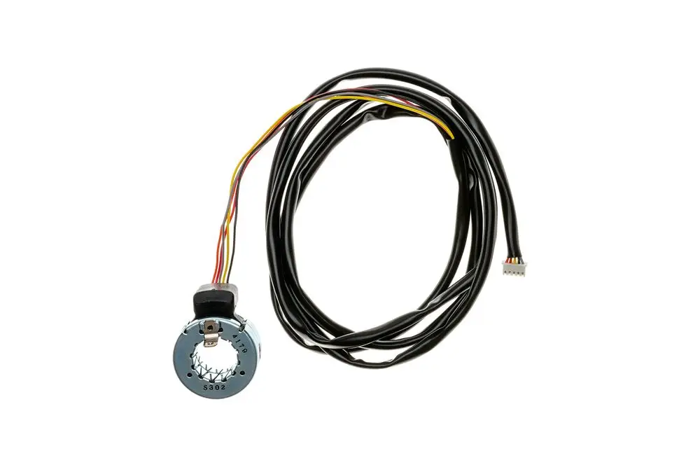 Brötje Spule eines 4-Wegeventils mit mehreren Kabeln zur elektrischen Verbindung, verwendet in Heizungsanlagen.