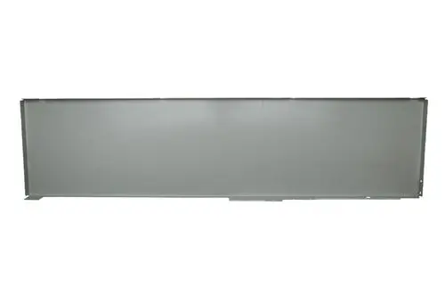 Brötje Verkleidungsseitenteil in rechteckiger Form, metallisch lackiert, ohne erkennbare Maße oder spezifische Details, vor neutralem Hintergrund dargestellt.