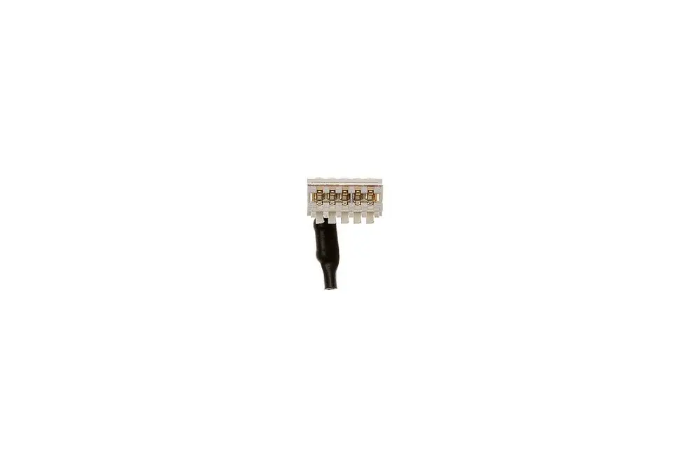 Brötje Abschlusswiderstand mit mehreren Anschlüssen, der an einem Kabel befestigt ist, für den Einsatz in technischen Anwendungen.
