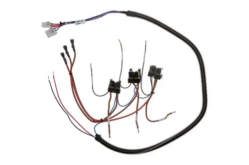 Brötje Elektroanschlusskabel mit mehreren Leitungen und Steckverbindern für die elektrische Zusatzheizung. Kabelstrang mit isolierenden und flexiblen Komponenten.