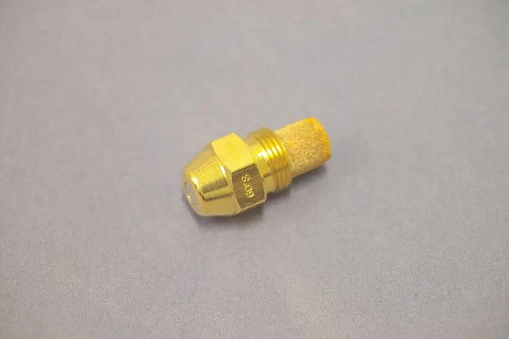 Brass Düse mit einem porösen Ende, möglicherweise für Brennersysteme. Sie hat eine runde Form und ist für Anwendungen von Brötje geeignet.