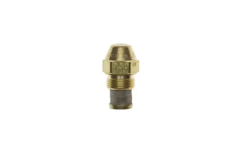 Brass nozzle with a hexagonal top and threaded base, typically used in heating systems. The product is associated with the Brötje brand.
