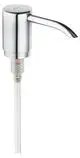 Keuco-Pumpe-Universalartikel-04950-lose-neue-Ausfuehrung-Edelst-finish-04950070001