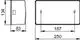 Verchromte Kleenexbox von Keuco, rechteckige Form mit zwei seitlichen Aufhängungen, in neutralem Design, geeignet für Wandmontage.