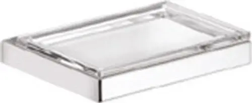 Glas-Schale von Keuco mit rechteckiger Form und klaren Kanten, geeignet zur Ablage von Gegenständen oder für dekorative Zwecke.