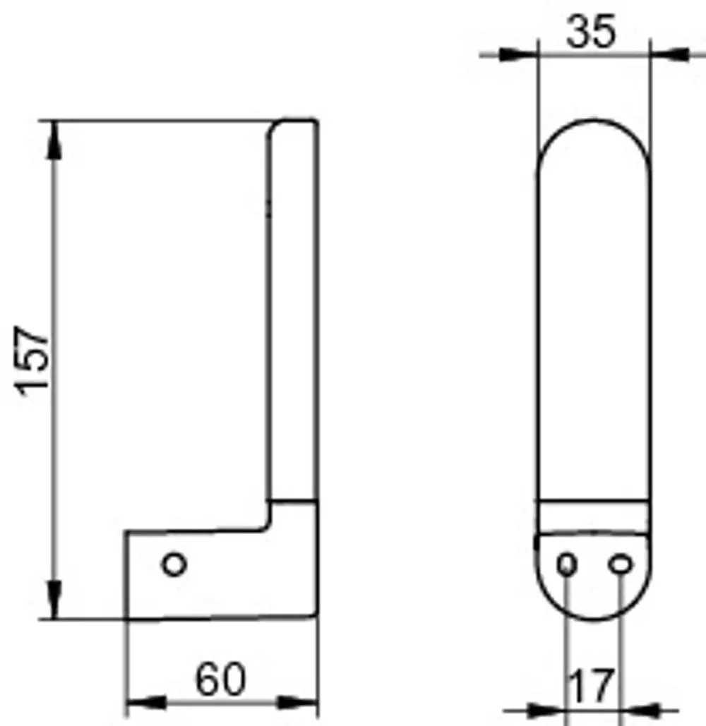 Ersatzrollenhalter aus verchromtem Material, mit klaren geometrischen Formen. Die Montage erfolgt durch eine untere Befestigung. Designed von Keuco für Badezimmeranwendungen.