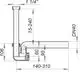 Dallmer Siphon mit geradem Verlauf, Ø 1 1/4 Zoll, bei 240 mm Höhe und seitlichem Abfluss. Zeichnung zeigt Maße und Details des Produkts.