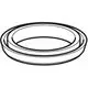 Geberit Dichtungsgummi mit mehreren Ringen, geeignet zur Verwendung bei Bassins vor 2008. Klar strukturiertes Design für Abdichtungsanwendungen.