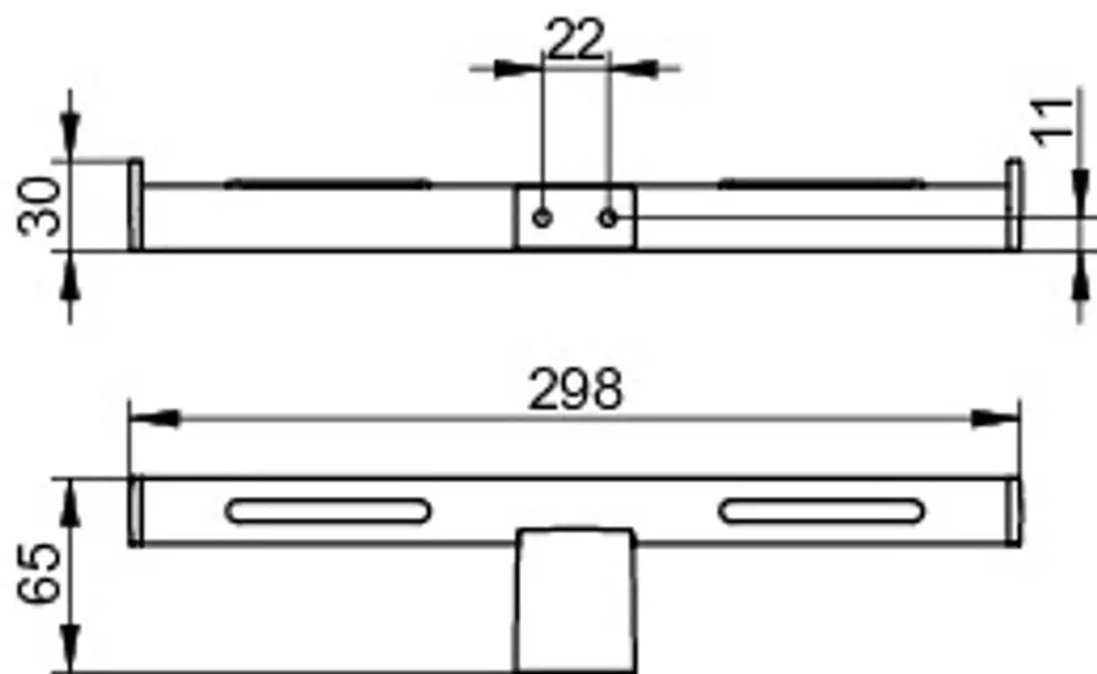Keuco Toilettenpapierhalter in verchromtem Design, mit zwei Halterungen zur gleichzeitigen Aufbewahrung von Toilettenpapierrollen, montierbar an der Wand.