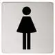 Keuco-Tuerschild-Plan-14966-Symbol-Damen-verchromt-14966010000