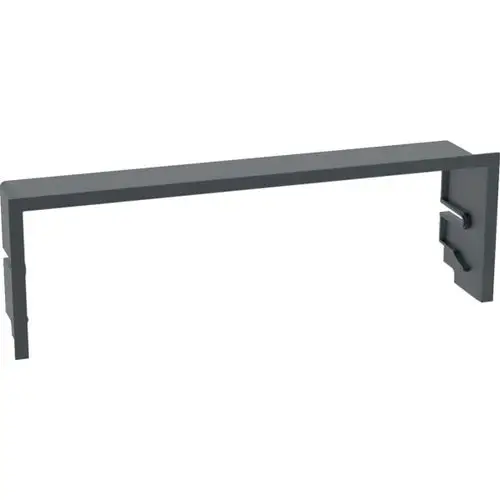 Geberit Sichtrahmen mit gerader Form, geeignet zur Integration in Fertigbausätze, befliesbar, in neutralem Farbton gehalten.