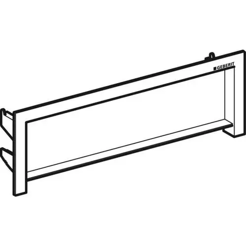Abdeckung für Duschelement von Geberit, befliesbar, in schlichtem Design und rechteckiger Form, zur Integration in Duschräume geeignet.