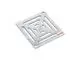 Dallmer-Rost-ES-140-massiv-aus-Edelstahl-140x140mm-Klasse-L15-501127