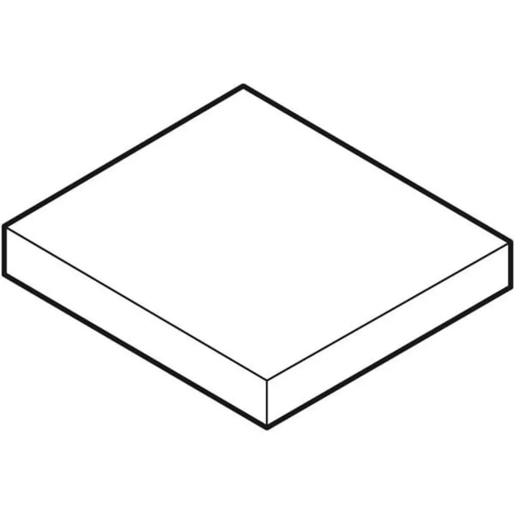 Aktivkohlefilter in rechteckiger Form, geeignet für Geberit Balena 7000, zur Verbesserung der Luftqualität durch Filterung von Gerüchen und Schadstoffen.
