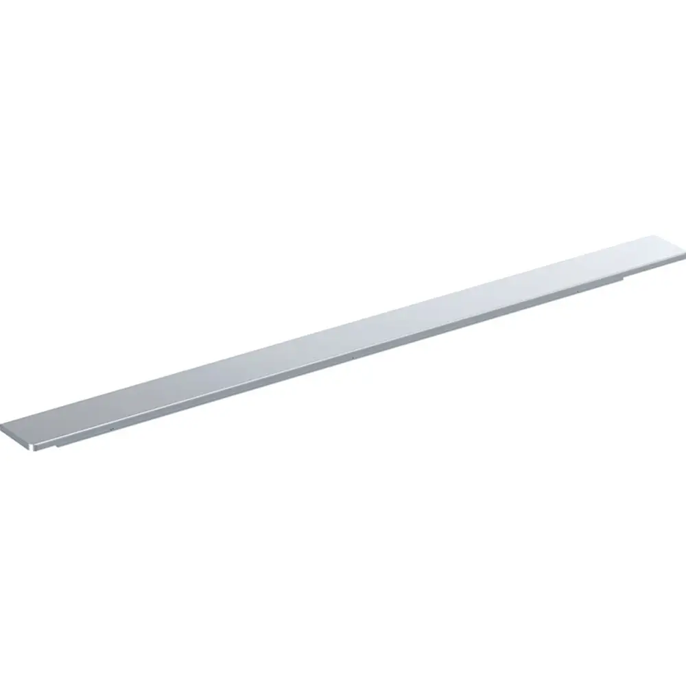 Geberit Griff in verchromter Ausführung, flach und schmal. Ideal zum Anbringen an Türen oder Möbeln. Spart Platz und bietet Funktionalität.