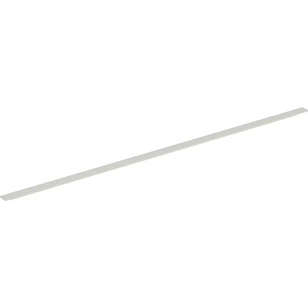 Geberit Griff in mattem Sandgrau, länglicher, schmaler Form auf hellem Hintergrund, geeignet für Montageanwendungen.