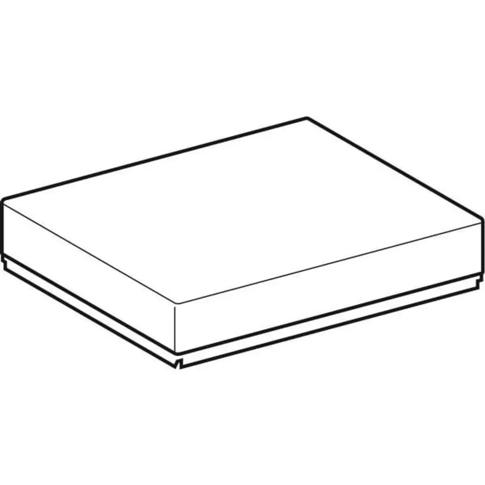 Sitzkissen in schlichtem Design, geeignet für Hocker. Das Produkt stammt von Geberit und dient der Verbesserung des Sitzkomforts.