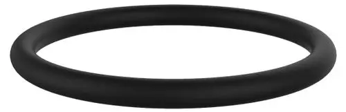 Schwarzer O-Ring von Keuco, flach und rund geformt, geeignet als Ersatzteil für Armaturen.