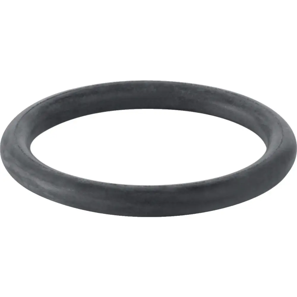O-Ring in schwarzer Farbe, geeignet für den Ablaufstutzen, hergestellt von Geberit. Das Produkt hat eine runde Form und wird zur Abdichtung verwendet.