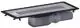Dallmer-Duschrinne-TistoLine-Plan-Standard-300-BH-90mm-Ablauf-seitl-DN-50-300x40mm-530103