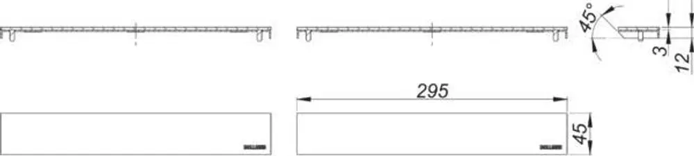 DALLMER Abdeckung CeraWall Individual Duo Design, 535092
