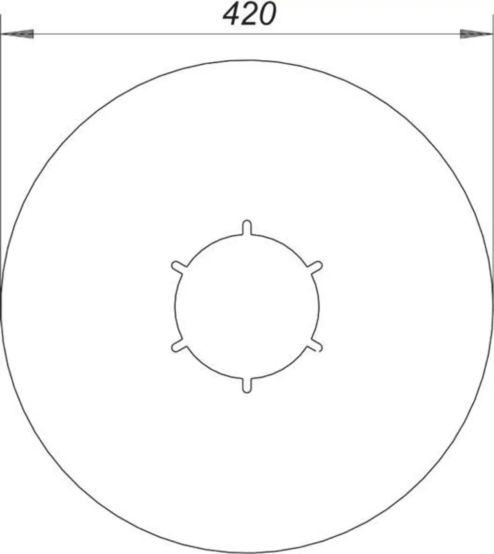DALLMER Anschluss-Manschette S 10, EPDM, d: 420 mm, 790323