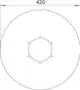 DALLMER Anschluss-Manschette S 10, EPDM, d: 420 mm, 790323
