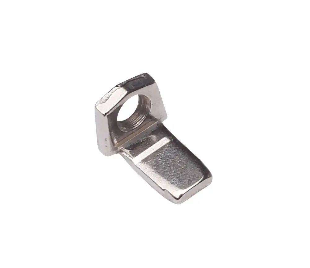 Metallischer Begrenzungsstift mit einer flachen, schmalen Form und einer angedeuteten Bohrung, hergestellt von Danfoss, für verschiedene Anwendungen.