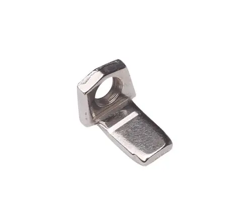 Metallischer Begrenzungsstift mit einer flachen, schmalen Form und einer angedeuteten Bohrung, hergestellt von Danfoss, für verschiedene Anwendungen.